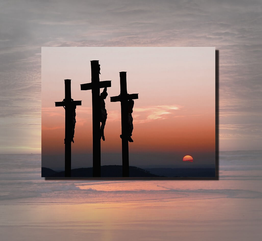 Christ on the Cross with two Criminals