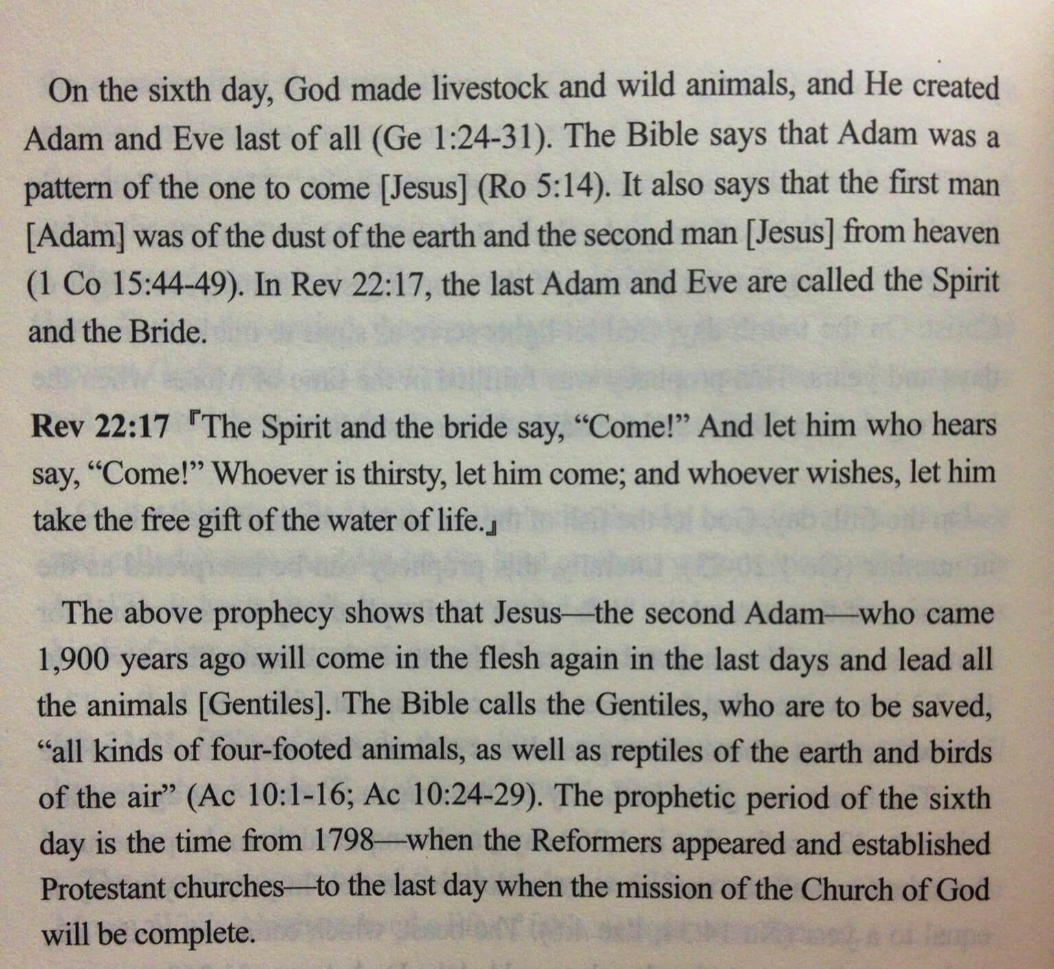 Quote from Christ Ahnsahnghongs book