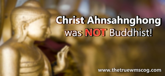 Although there are many rumors out there that claim Christ Ahnsahnghong was Buddhist, this is a false rumor that has no evidence. Click and see for yourself