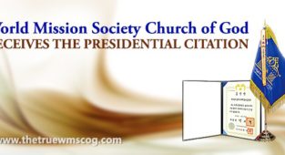 World Mission Society Church of God is awarded Presidential Citation