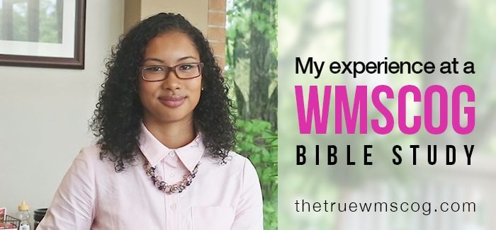 My Experience at a WMSCOG Bible Study Picture