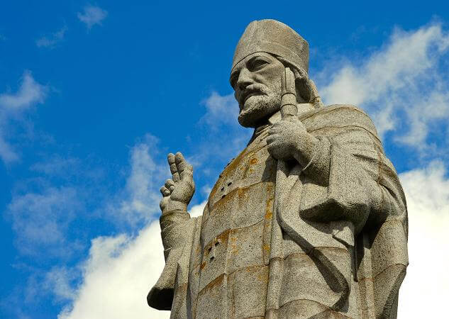 Statue of St Patrick near Saul
